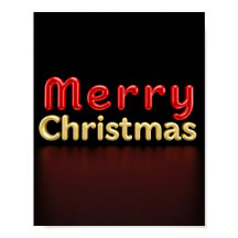 Feliz Natal Tipografia Luxuosa Cartaz Papel 02
