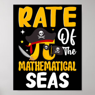 Poster Feliz Pi Dia 3.14 Pi - Engraçado Taxa De Mathemati