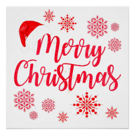 Póster Feliz Poster de Natal