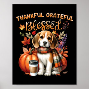 Poster Feliz Queda Feliz, Feliz Cachorro Abençoado E Feli