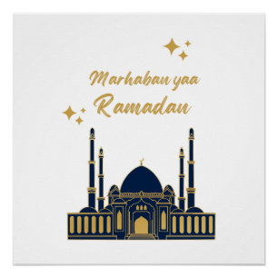 Póster Feliz Ramadan Kareem - Eid Mubarak cita