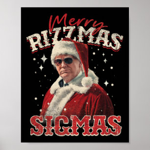 Poster Feliz Rizz Mas Sigmas - Gen Alpha Tru Da Escola Mé