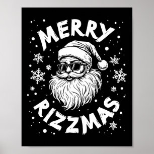 Poster Feliz Rizzmas Crianças Adolescentes Escola Engraça