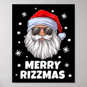 Poster Feliz Rizzmas Crianças Adolescentes Escola Engraça