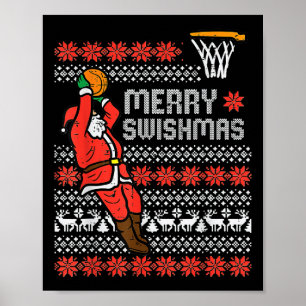 Poster Feliz Swishmas Feia de Natal Doce Bysketll Paj