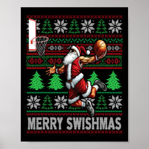 Poster Feliz Swishmas Feia Natal
