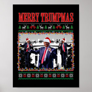 Poster Feliz Trumpmas Donald Trump Papais noeis Família X