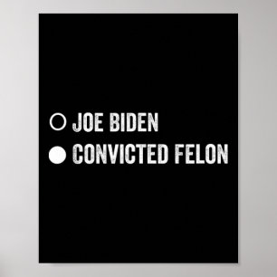 Poster Felon Funny Pro Trump 2024