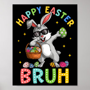 Poster Felz pascoa Bruh Funny Coelho Páscoa Coelho Coelho