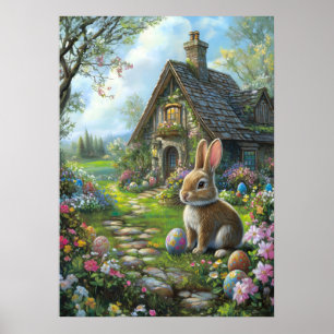 Poster Felz pascoa Bunny Wall Art