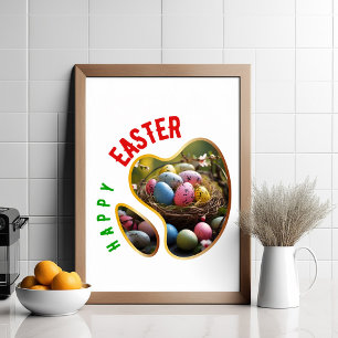 Póster Felz pascoa - Cristianismo