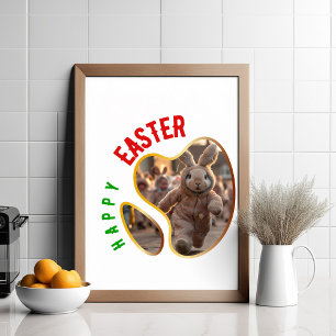 Póster Felz pascoa - Fé