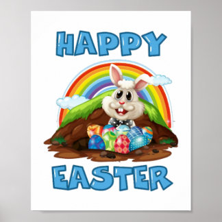 Poster Felz pascoa Wonlim Bunny