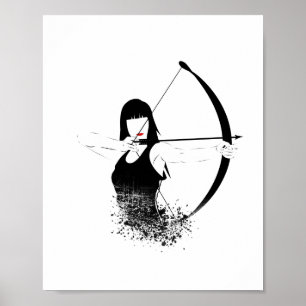 Poster Female Archer