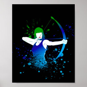 Poster Female Archer
