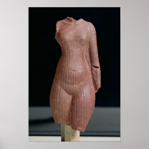 Poster Female torso, probably Queen Nefertiti