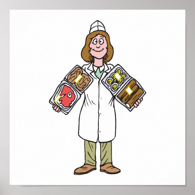 Póster fêmea açougueira (Frente)