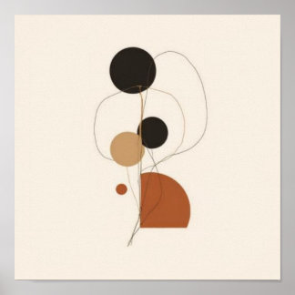 Poster Feminine Geometric Line Art Set VIII