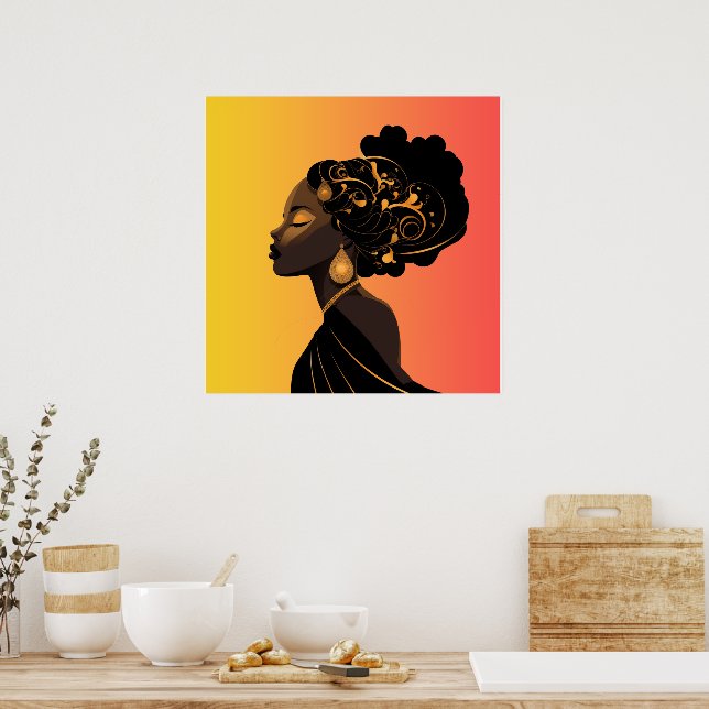 POSTER FEMININO DIVINO #3 (Cozinha)