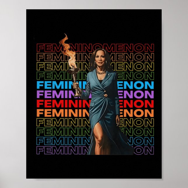 Poster Femininômeno Funny Kamala Harris (Frente)