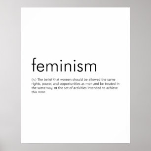 Poster Feminismo (Definição) - Significado Feminista