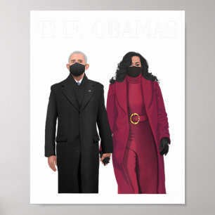 Poster Feminismo Fora Da Época Michelle E Barack Obama _