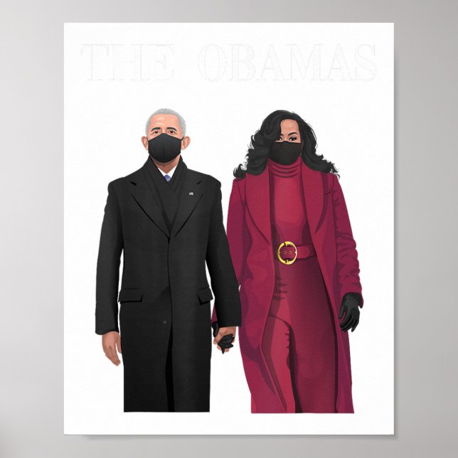 Poster Feminismo Fora Da Época Michelle E Barack Obama _ (Frente)