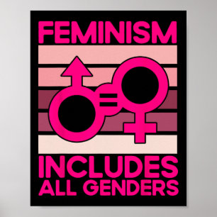 Poster Feminismo inclui todos os gêneros