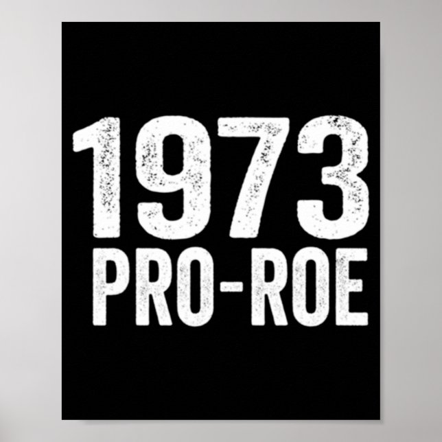 Poster Feminismo Pro Roe v Wade Pro Choice (Frente)