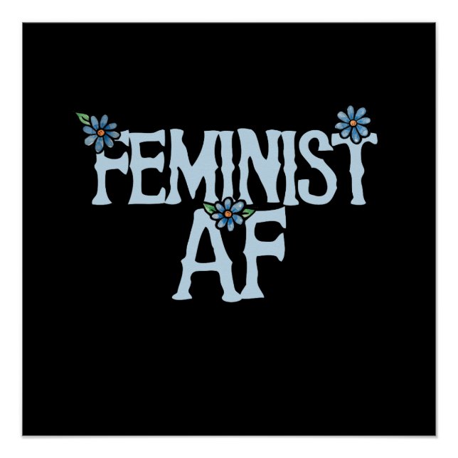 Póster Feminista AF (Frente)