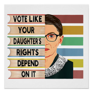 Póster Feminista Ruth Bader Ginsburg RBG - Garota de cita