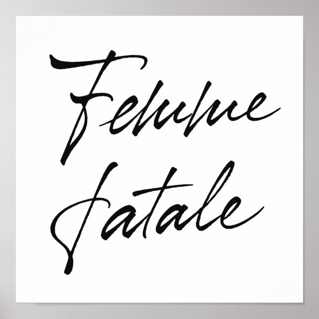 Poster Femme Fatale (Frente)