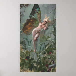 Poster Femme Papillon, de Luis Ricardo Falero