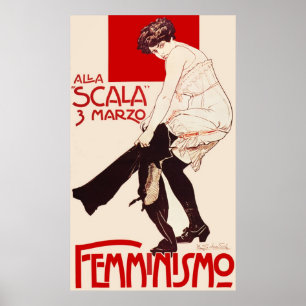Póster Femminismo