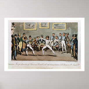 Poster Fencing: Jerry's admiration of Tom in an `Assault'