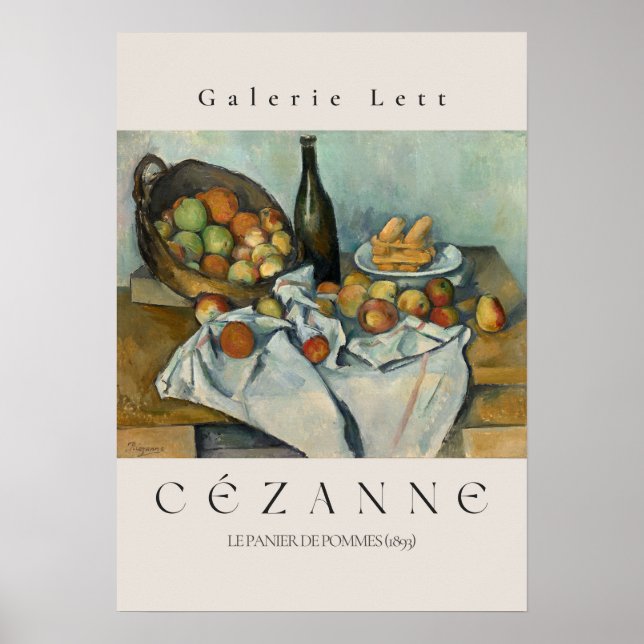 Poster Feng Shui Abundance & Harvest | Paul Cezanne (Frente)