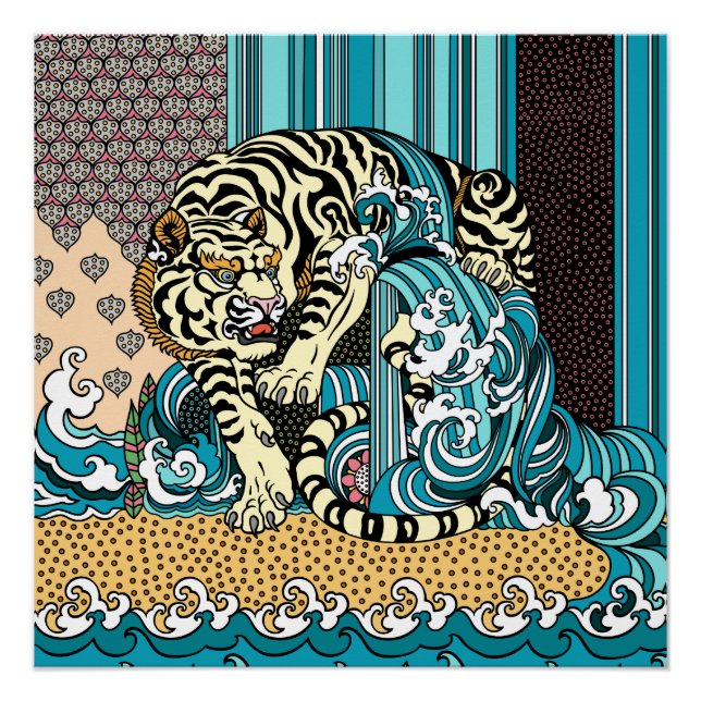 Póster Feng Shui White Tiger Poster (Frente)