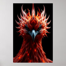 🔥 Fênix Ascendente - Arte Fantástica de Ave de Fo
