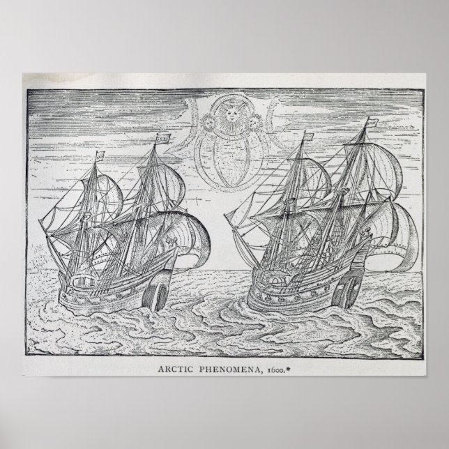 Poster Fenômeno Árctico" (Frente)