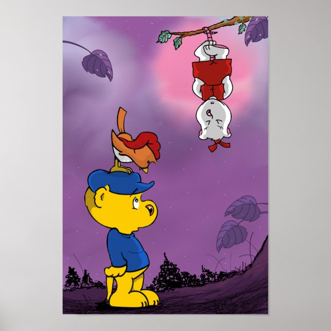 Poster Ferald, Birzy e Pozzum (Frente)