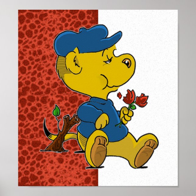 Poster Ferald Eating Rosa (Frente)