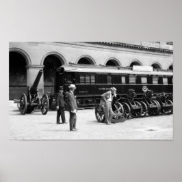 Poster Ferdinand Foch Railroad Car - Armistice WWI