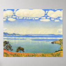 Ferdinand Hodler - Lago Genebra de Chexbres