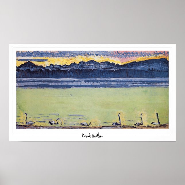 Poster Ferdinand Hodler Zedign Cartaz de Arte #55 (Frente)