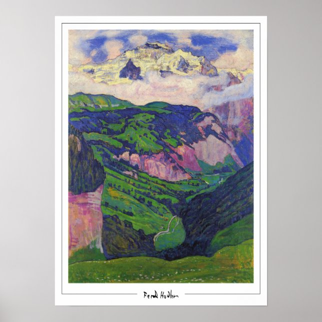Poster Ferdinand Hodler Zedign Cartaz de Arte #89 (Frente)
