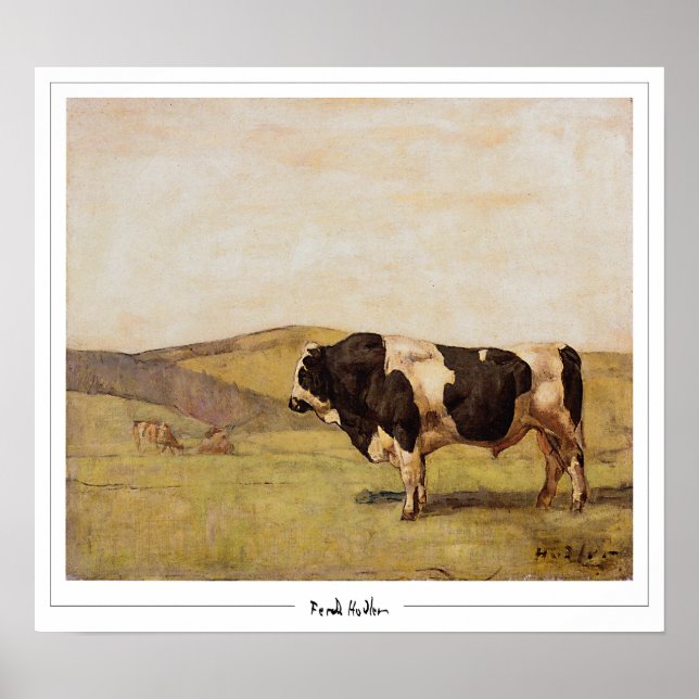 Poster Ferdinand Hodler Zedign Cartaz de Arte #90 (Frente)
