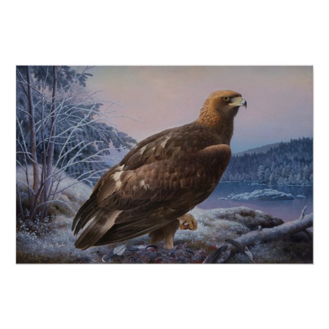 Póster Ferdinand von Wright Ouro eagle 1884 CC0313 (Frente)