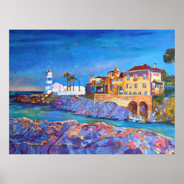 Poster Feriado de Viagem de Paisagem em Portugal (Frente)