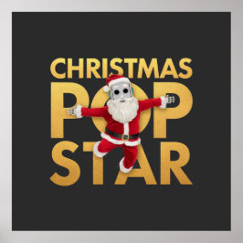 Poster Feriado em Pop de Natal, Feriado Bonito e Colorido