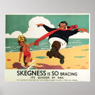 Póster FERIADO NO SKEGNESS c. 1908